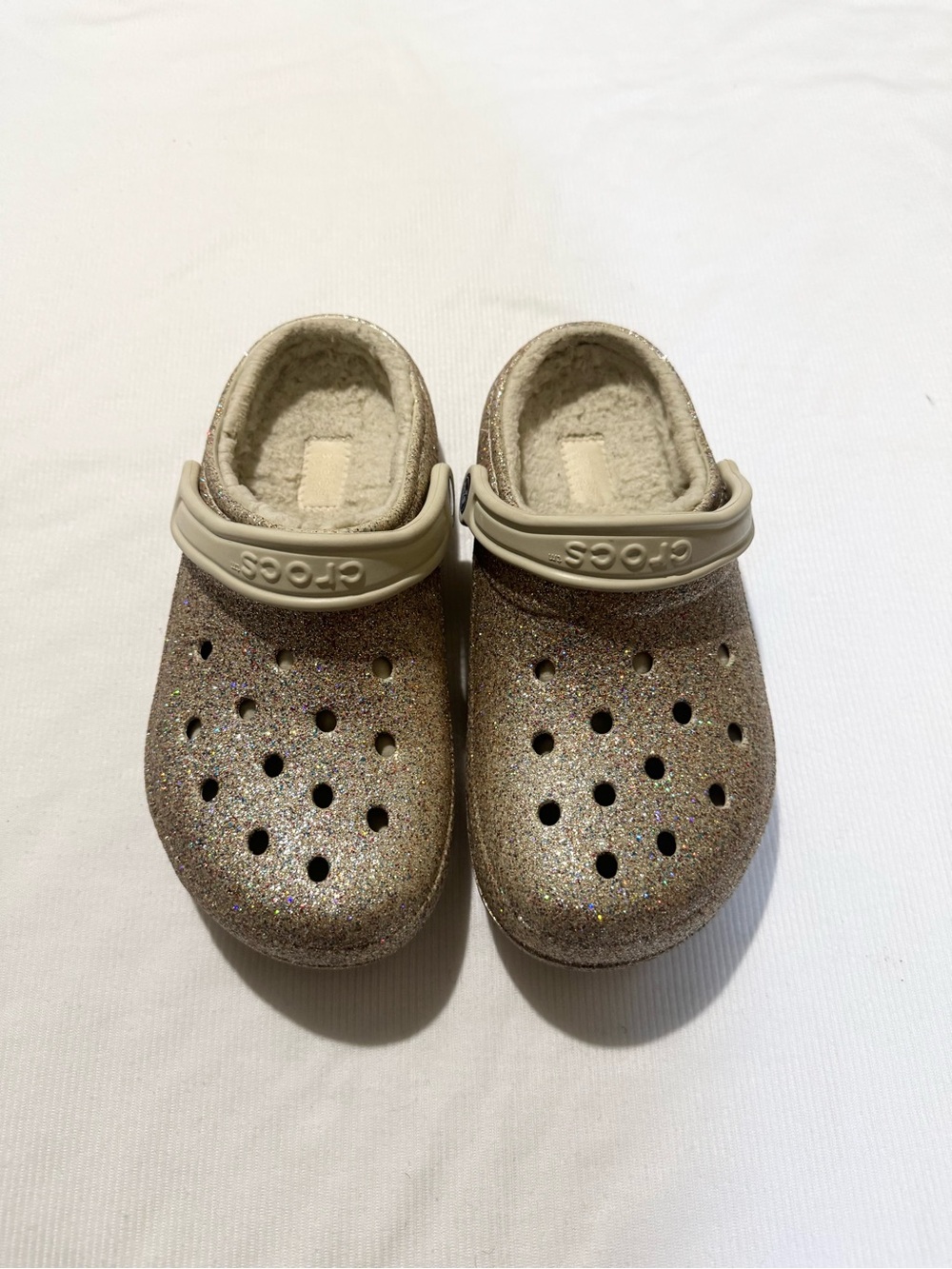 Glitter Crocs Comfort Unisex (Women’s 8, Men’s 6)